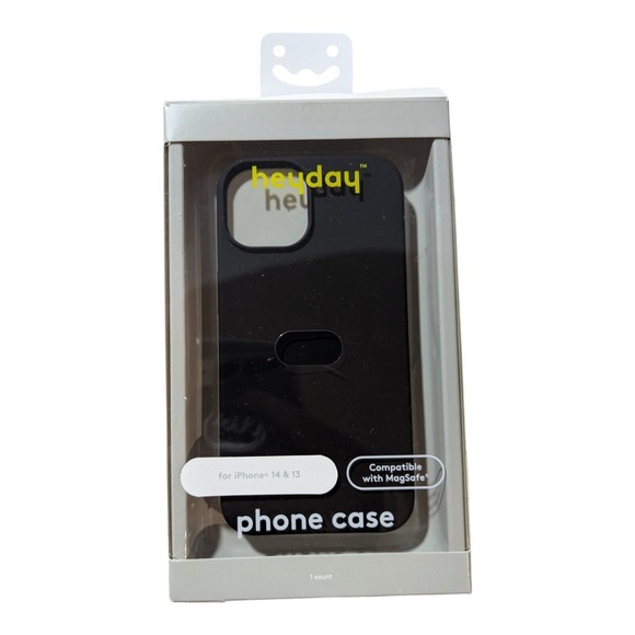 L7. Heyday MagSafe Phone‎ Case for Apple iPhone 14 & 13 - Black - Picture 1 of 1